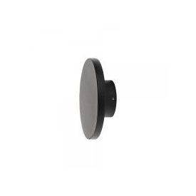   OPTONICA LED 12 W LED fali lámpa kerek fekete IP65 meleg fehér 2090