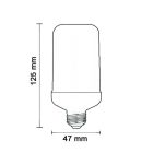 Optonica LED láng imitálású izzó E27 5W 150lm 1300K meleg fehér 222