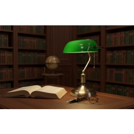   OPtonica Asztali lámpa E27-es foglalattal - bronz színű Cikkszám: 260