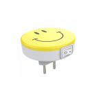 Gyerekjáték Éjszakai Lámpa EMOJI-MOSOLY 0.5W KI/BE KAPCSOLÓ Cikkszám: 279