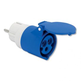   Csatlakozó átalakító adapter  Schuko to CEE standard16 A 250 V ~ 3P IP20, 