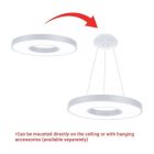 Optonica modern fehér mennyezeti kör LED lámpa 64W 4800lm 4500K nappali fehér IP20 120º Ø80cm 2919