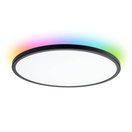 Optonica állítható mennyezeti lámpa RGB háttérfénnyel 24W 42cm 1920lm fekete 2942