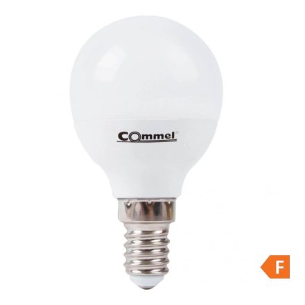 COMMEL LED izzó E14, 8W, 750lm, G45 kisgömb, 3000K; 305-204