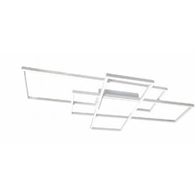   MasterLED Galaxis Pegaz 130 W-os, 105x50 cm fehér LED távirányítós mennyezeti lámpa