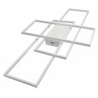 MasterLED Galaxis Pegaz 130 W-os, 105x50 cm fehér LED távirányítós mennyezeti lámpa