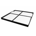 MasterLED 40 W-os szögletes 60x60 cm natúr fehér, fekete keretes led panel