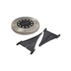 MasterLED Földbe szúrható 1 W-os kerek napelemes lámpa 12 SMD