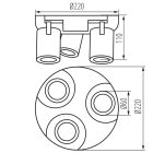 KANLUX LAURIN LAURIN EL-3O B-G lámpa GU10