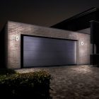 Videx Gala 11 W-os 190x113 mm ovális alakú natúr fehér, fehér mennyezeti lámpa IP65-ös védettségű