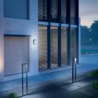 Videx Dana 15 W-os 215x127 mm ovális natúr fehér, antracit színű mennyezeti lámpa IP65-ös védettségű