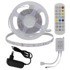 Optonica LED szalag 30Led/m  4W/m  12V 5050  RGB  5m SZETT 4321