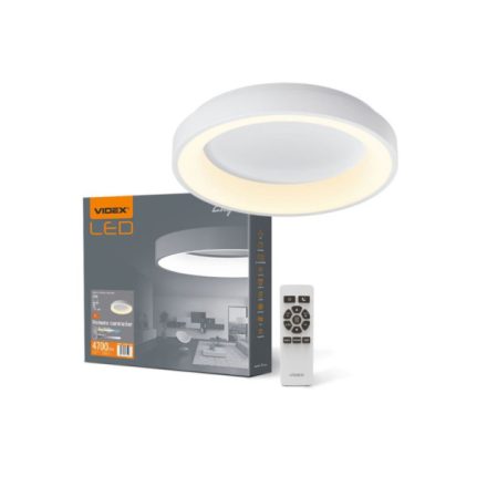 Videx Led Edge 72 W-os,ø450mm fehér LED távirányítós mennyezeti lámpa