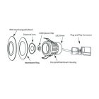 OPTONICA Tűzbiztos LED lámpatest  8Watt  40°  IP65   dimmelhető  5043