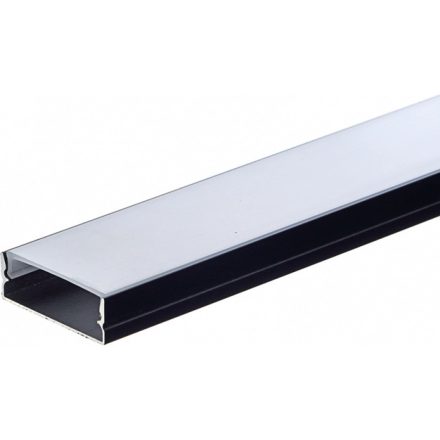 OPTONICA LED profil 30x10mm fekete szerkezet 2m SZETT 5116