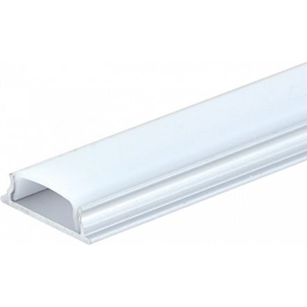 Optonica alumínium profil búrával LED szalaghoz 2m 18x6mm 5132