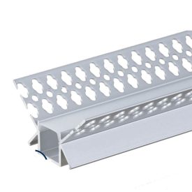   Optonica LED profilú gipszkarton belső sarok eloxált 2m SET 5166