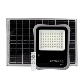   Optonica napelemes led reflektor távirányítóval 30W 2400lm 6000K 5459