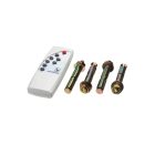 Optonica napelemes LED reflektor távirányítóval 12W 800lm 6000K IP65 120° 5460