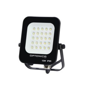   Optonica fekete LED reflektor 10W 900lm 4500K nappali fehér IP65 90° 5722