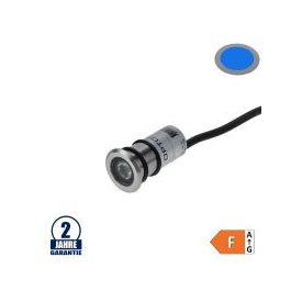 Optonica 1W LED állólámpa Inox 24V IP68 Blue/ 582