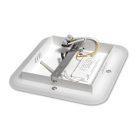 MasterLED Galaxis Falcon 35 W-os, 24x24x5 cm fekete-fehér LED távirányítós mennyezeti lámpa