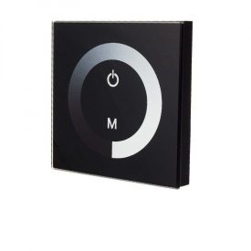   Optonica   LED Szalag Dimmer  fali  fekete üvegpanel  érintő vezérléssel  6318