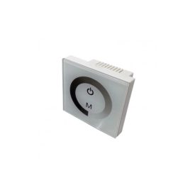   Optonica   LED Szalag Dimmer  fali 10A  fehér üvegpanel  érintő vezérléssel  6320