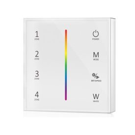 Optonica   LED RGB/RGBW 4 zónás fali távirányító  6374