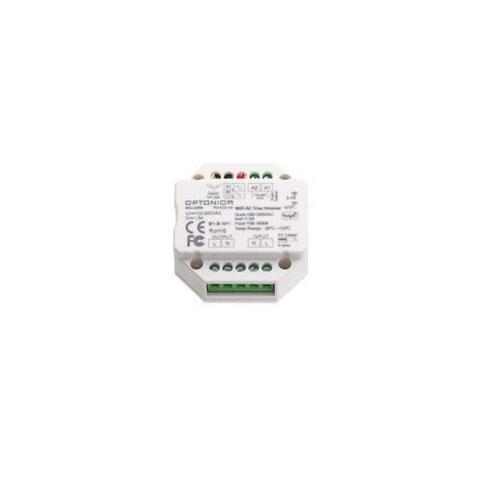 Optonica LED Triac RF és WiFi vezérlő 100-240VAC 1.5A 1 csatornás 6388