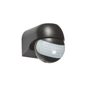 LED PIR mozgásérzékelő IP54 fekete