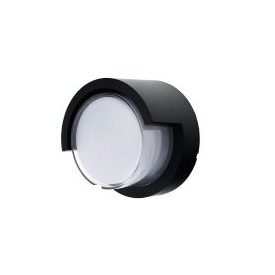   OPTONICA LED 15 W fali lámpa kerek "le" fekete IP65 meleg fehér/ 7528