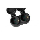 Optonica 2-utas adapter IP44, fekete/7637