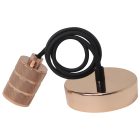 Optonica vintage függőlámpa E27 foglalattal rózsa arany 1m 9028