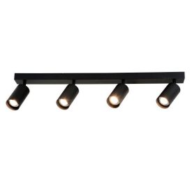   Optonica Forgatható Fekete Spotlámpa 4XGU10 foglalatonként Max: 35W 9075