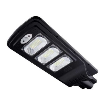 Optonica napelemes utcai LED lámpa távirányítóval 12W 1200lm 6000K hideg fehér IP65 120º 9136