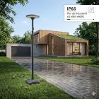  Optonica LED Napelemes Kerti/Park Lámpa CCT Fekete + 2,5 M-es Oszlop + Víztartály IP65 + Távirányító9361