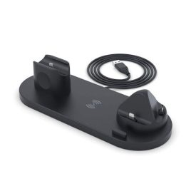   Optonica asztali 6in1 fekete töltőállomás iPhone, Watch, Airpods USB-C 9502