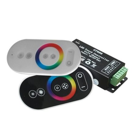Optonica RF Touch RGB LED vezérlő / 216W-432W / Fekete /AC6314