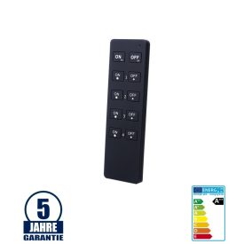   OPTONICA  4 CSATORNÁS TÁVIRÁNYÍTÓ / EGYSZÍNŰ SZALAGHOZ  / RF 2.4G RU4 / Fekete /AC6341