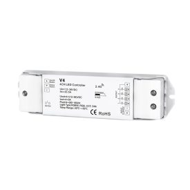   OPTONICA Vezérlő LED szalaghoz, rádiós, RGB/RGBW szalagok vezérlésére, DC 12V-144W/ DC 24V-288W/6342