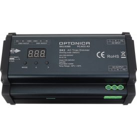   OPTONICA DMX512 /0-10V a Triac Dimmerhez RDM/Önálló funkció/Numerikus kijelző//6389