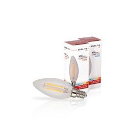   ASALITE LED Izzó C35 Filament gyertya E14 4W 2700K 400 Lumen