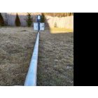 Horganyzott acél lámpaoszlop 4 méter+ 30W napelemes LED utcai világítás+ alapvsalat szett