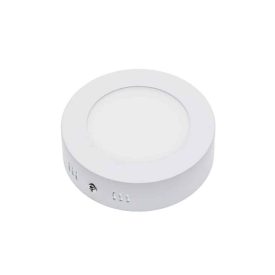   Optonica Falon kívüli kör LED panel (120 mm) 6W - meleg fényű (2232)