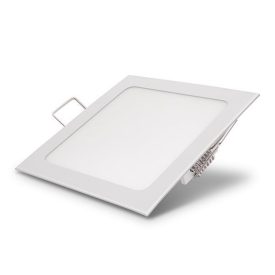  Optonica mini beépíthető négyzet LED panel 6W 360lm 4500K nappali fehér 12cm 120° 2448