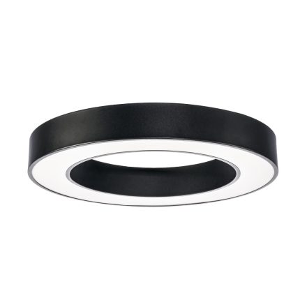 Optonica modern fekete mennyezeti kör LED lámpa 64W 4800lm 3000K meleg fehér IP20 120º Ø80cm 2918