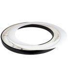 Optonica modern fekete mennyezeti kör LED lámpa 64W 4800lm 3000K meleg fehér IP20 120º Ø80cm 2918