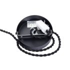 OPTONICA Függesztett lámpa világos réz színű négyzet alakú minta D200 E27, DP9005