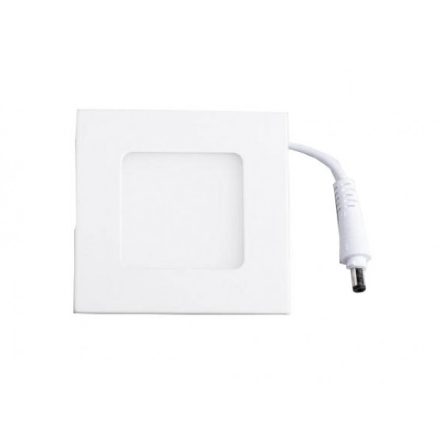 MasterLED 3 W-os süllyesztett natúr fehér, négyzet alakú LED-es mennyezetlámpa